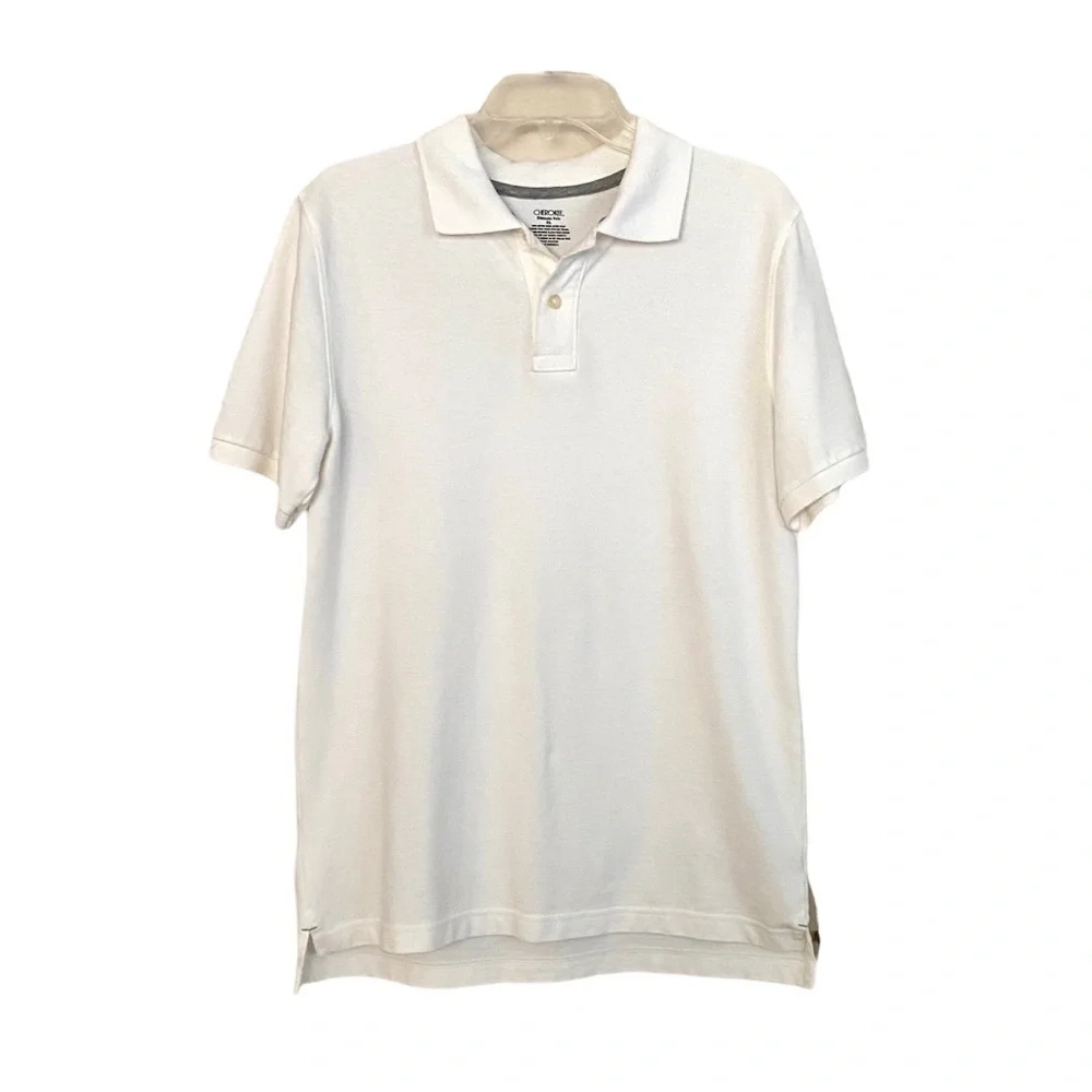 White Polo Shirt Boys XL Cotton